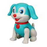 Maxbell Novelty Electronic Interactive Pet Dog with LED and Sound for Kids Puppy Toy Blue