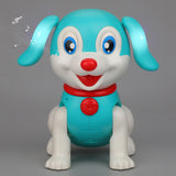 Maxbell Novelty Electronic Interactive Pet Dog with LED and Sound for Kids Puppy Toy Blue