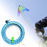 Maxbell Outdoor Kite Ballbearing Reel Line Winder Grip Wheel with Flying Line 18cm  200m