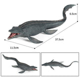 Maxbell Realistic Mosasaurus Figures for Party Favors Desktop Decor Collection 37.5x11.5x6.5cm