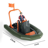 Maxbell Realistic Miniature Driver Action Figure Model Home Decoration Figurine airship