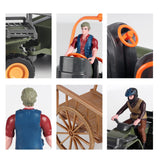 Maxbell Realistic Miniature Driver Action Figure Model Home Decoration Figurine airship