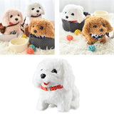 Maxbell Funny Electronic Pet Dog Educational Figures for Kids Toys Festival Gifts bichon