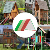 Maxbell Waterproof Swing Set Replacement Tarp Roof Tent Sunshade Green Beige Red