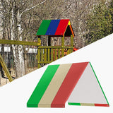 Maxbell Waterproof Swing Set Replacement Tarp Roof Tent Sunshade Green Beige Red