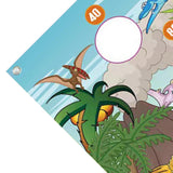 Maxbell Dinosaur Throwing Game Banner Kit Camping Game for Indoor Gifts