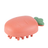 Maxbell Silicone Scalp Massage Comb Head Scrubber Hair Care Tool for Kids Pink