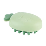 Maxbell Silicone Scalp Massage Comb Head Scrubber Hair Care Tool for Kids Green