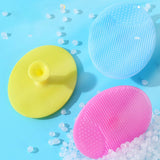 Maxbell Silicone Shampoo Brush Comfortable Soft for Kids Holiday Gifts Pink