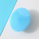 Maxbell Silicone Shampoo Brush Comfortable Soft for Kids Holiday Gifts Blue