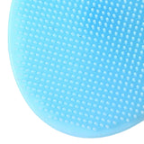 Maxbell Silicone Shampoo Brush Comfortable Soft for Kids Holiday Gifts Blue