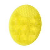 Maxbell Silicone Shampoo Brush Comfortable Soft for Kids Holiday Gifts Yellow