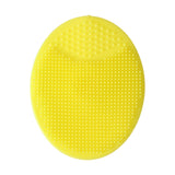 Maxbell Silicone Shampoo Brush Comfortable Soft for Kids Holiday Gifts Yellow