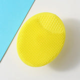 Maxbell Silicone Shampoo Brush Comfortable Soft for Kids Holiday Gifts Yellow