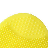Maxbell Silicone Shampoo Brush Comfortable Soft for Kids Holiday Gifts Yellow