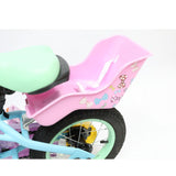 Maxbell Doll Seat Basket with Safely Belt Decor Gift with Decal for Kids Bicycle Pink