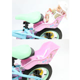 Maxbell Doll Seat Basket with Safely Belt Decor Gift with Decal for Kids Bicycle Pink