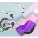 Maxbell Doll Seat Basket with Safely Belt Decor Gift with Decal for Kids Bicycle Pink