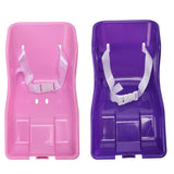 Maxbell Doll Seat Basket with Safely Belt Decor Gift with Decal for Kids Bicycle Purple