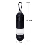 Maxbell Dog Waste Bag Dispenser Portable Pet Waste Bag Holder Black