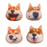 Maxbell Dog Printed Plush Pillow Cushion, Lifelike for for Living Room Decor Cute Silly Laugh