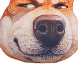 Maxbell Dog Printed Plush Pillow Cushion, Lifelike for for Living Room Decor Cute Despise