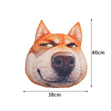 Maxbell Dog Printed Plush Pillow Cushion, Lifelike for for Living Room Decor Cute Despise