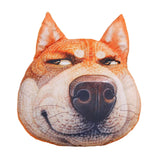 Maxbell Dog Printed Plush Pillow Cushion, Lifelike for for Living Room Decor Cute Despise