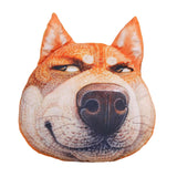 Maxbell Dog Printed Plush Pillow Cushion, Lifelike for for Living Room Decor Cute Despise