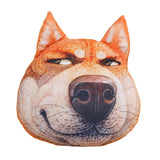 Maxbell Dog Printed Plush Pillow Cushion, Lifelike for for Living Room Decor Cute Despise