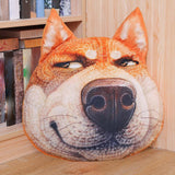 Maxbell Dog Printed Plush Pillow Cushion, Lifelike for for Living Room Decor Cute Despise