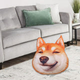 Maxbell Dog Printed Plush Pillow Cushion, Lifelike for for Living Room Decor Cute Proud