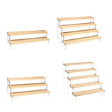Maxbell Transparent Acrylic Display Riser Shelf Organizer for Model Cosmetic Perfume