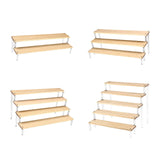 Maxbell Transparent Acrylic Display Riser Shelf Organizer for Model Cosmetic Perfume