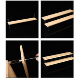 Maxbell Transparent Acrylic Display Riser Shelf Organizer for Model Cosmetic Perfume