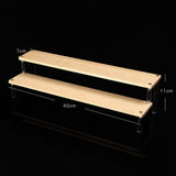 Maxbell Transparent Acrylic Display Riser Shelf Organizer for Model Cosmetic Perfume