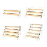 Maxbell Transparent Acrylic Display Riser Shelf Organizer for Model Cosmetic Perfume