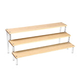 Maxbell Transparent Acrylic Display Riser Shelf Organizer for Model Cosmetic Perfume