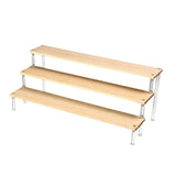 Maxbell Transparent Acrylic Display Riser Shelf Organizer for Model Cosmetic Perfume