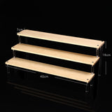Maxbell Transparent Acrylic Display Riser Shelf Organizer for Model Cosmetic Perfume
