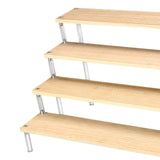 Maxbell Transparent Acrylic Display Riser Shelf Organizer for Model Cosmetic Perfume