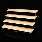 Maxbell Transparent Acrylic Display Riser Shelf Organizer for Model Cosmetic Perfume