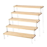 Maxbell Transparent Acrylic Display Riser Shelf Organizer for Model Cosmetic Perfume