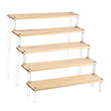 Maxbell Transparent Acrylic Display Riser Shelf Organizer for Model Cosmetic Perfume