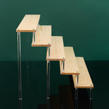 Maxbell Transparent Acrylic Display Riser Shelf Organizer for Model Cosmetic Perfume