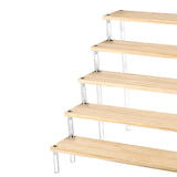 Maxbell Transparent Acrylic Display Riser Shelf Organizer for Model Cosmetic Perfume