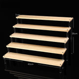 Maxbell Transparent Acrylic Display Riser Shelf Organizer for Model Cosmetic Perfume