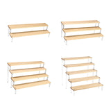 Maxbell Acrylic Display Riser Shelves Cupcakes Holder for Cosmetic Perfume Figure 2 Tiers