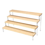 Maxbell Acrylic Display Riser Shelves Cupcakes Holder for Cosmetic Perfume Figure 4 Tiers