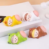 Maxbell Funny Car Interior Ornament Doll Cartoon Doll Toy for Holiday Windowsill Toy Yellow